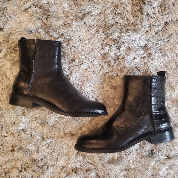 Franco Sarto Shoes - Franco Sarto Hixton Leather Booties Ankle Boots size 8.5